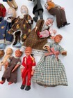 Lot Of Vintage Miniature Dolls For Dollhouse Grandma Grandpa Baby Family