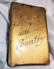 Wwii Soldiers Life Saving Bible  Gold Plated 1943
