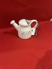 Rae Dunn Welcome Watering Can White Pitcher Artisan Collection Magenta New