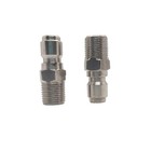 Stainless Steel Pressure Washer Coupler quick Connect Plug 3 8 Inch Male Npt    