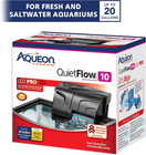 Aqueon Quietflow 10 Led Pro Aquarium Fish Tank Power Filter For Up To 20 Gallon