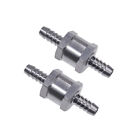 2pcs 8mm 5 16  Fuel Line One Way  Non Return Check Valve Petrol Diesel Oil Alloy