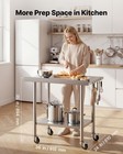 Vevor Commercial Stainless Steel Table Kitchen Catering Prep Table 24x36 Inch