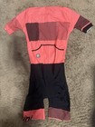 Santini Pink Mens Triathlon Tri Suit Sz Medium