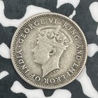 1941 British Guiana 4 Pence Fourpence Lot f8065 Silver 