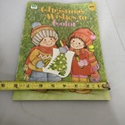 Vintage Christmas Wishes To Color Coloring Book Whitman