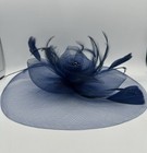 Women s Kentucky Fascinator Tea Party Derby Hat Mesh Floral Feather For Wedding