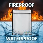 Upgraded Fireproof Waterproof Document Bag - 3 Pack Safe Money Bags With Zipp   