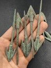 Old Collection Of 7 Bronze Arrows And Spear Points  Roman And Later  14 