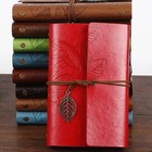 Classic Leather Cover Notebook Vintage Blank Journal Retro Writing Diary Bound