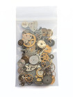 Curated Steampunk Watch Parts Lot Genuine Gears Guts Jewelry Vintage 30g 1oz