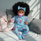 19  Realistic African American Girl Reborn Baby Dolls Vinyl Lifelike Newborn Toy
