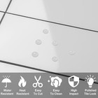 Polished White Subway Tile Peel And Stick Wall Tiles  Pack Of 4