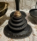 Vintage English Salter Sussex Farmhouse Kitchen Scales Brass   Cast Iron Weights