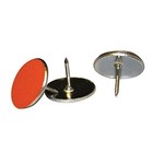 Reflective Trail Marking Tacks 50 Pack Orange Metal Visible Day Or Night Hunting