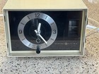 Vintage    70s General Electric C1400a Am Beige Clock Radio   User Manual  Works 