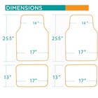 New 4pc Ncaa Alabama Crimson Tide Car Truck Suv Front Rear Carpet Floor Mats Set