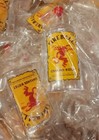 Set Of  4  Fireball Whisky Bottle Sidecar - 4  Tall Plastic Shot Glass Favor New