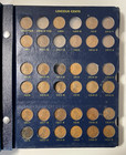 1909-1982 Lincoln Set In Whitman Album-186 Lincoln Cents- bin79418s 