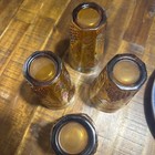 Vintage Indiana Glass Colony Park Amber 12 Oz Water Glasses Set Of 4  5 5   