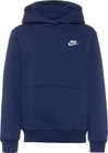 Nike Club Hoodie Unisex Kids Navy Cotton Pockets Pullover  pick Your Size 