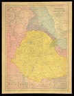 1914 Antique Abyssinia Map British Egyptian Sudan Eritrea Somalilands Dated