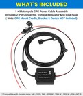 Motorcycle Gps Power Cable 010-11843-01 For Garmin Zumo 340 350 390 395 396