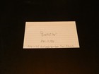 Maurice Lucas Autographed 3x5 Index Card 1977 Portland Trail Blazers Lakers Auto