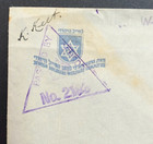 Haifa Palestine 1941 Cover Jewish Soldiers Welfare Committee Censored Field Post