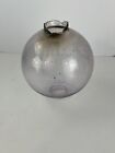 Vtg Original  Clear Glass Lightning Rod Globe Ball 5  Weather Vane Purple Tint