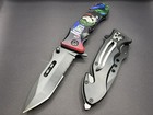8 5   joker Tactical Spring Assisted Open Blade Folding Pocket Knife Hunting Knife