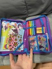 Vintage Lisa Frank Violet   Velvet Puppies Stationery Zipper Case