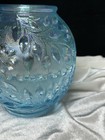 Westmoreland Fireball Fairy Lamp In The Wild Flower   Lace Pattern Globe - Nos