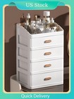 Calm Minimalist 4 Layer Cosmetic Storage Box Elegant Desktop Organizer