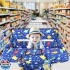 Shopping Cart Cover For Baby 2-in-1 High Chair Cover With Portabl