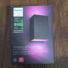 Philips Hue Resonate Outdoor Wall Light Black Color Changing - New Sealed