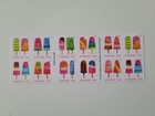 2018 Sheet Of 20 First Class Letter Stamps Frozen Treats 