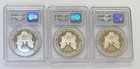 Lot Of 3 2001-w Silver Eagles Pcgs Pr69 Dcam S 1