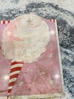 Vintage Hand Painted Cotton Candy Food Carnival Sign Amusement Park Rare 