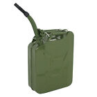 Jerry Can 5 Gallon 20l Gas Can Army Backup Metal Steel Tank With Spout Green