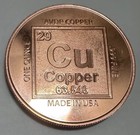 Alien Ufo Saucer Attack Dc - 1 Ounce Fine  999 Copper Round Rare 1oz