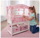 Doll Crib With Bedding  Storage Baskets  Mobile   Personalization Kit - Ideal Nu