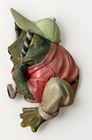 Toad Golfer Figurine 6 Inches Tall Garden Statue Frog