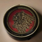 Vintage Iroquois International Breweries Tray 1842 Indian Head Canco Round Metal