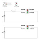 Jtd14 10 Sets Target Face With Leds For Railway Dwarf Signal N Z Scale 2 Aspects
