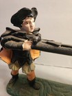 Vintage Cast Iron  william Tell  Mechanical Bank - Complete   Working  repro 