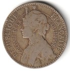 1922 French Martinique Franc Copper-nickel Low Mintage Scarce Nice Free Shipping