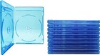 10 Empty Blu-ray Cases Double 6-3 4 Inch 5-1 4 Inch Clear Sleeve Booklet Holder