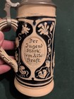 Vintage German Beer Stein Pewter Lid Band Made Germany 7   