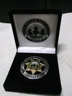 Obsolete Oregon State Sheriffs    Association Badge With Coin Police Sheriff